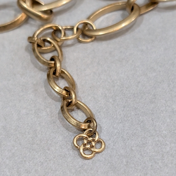 Stella & Dot Bahari Necklace, Gold & Cobalt Blue Layered Statement Necklace - Picture 5 of 8